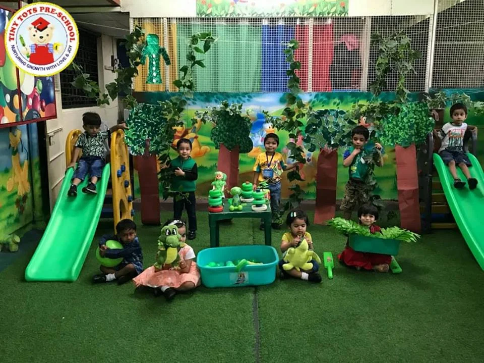 Tiny Tots Preschool campus and play area in Bibvewadi, Pune